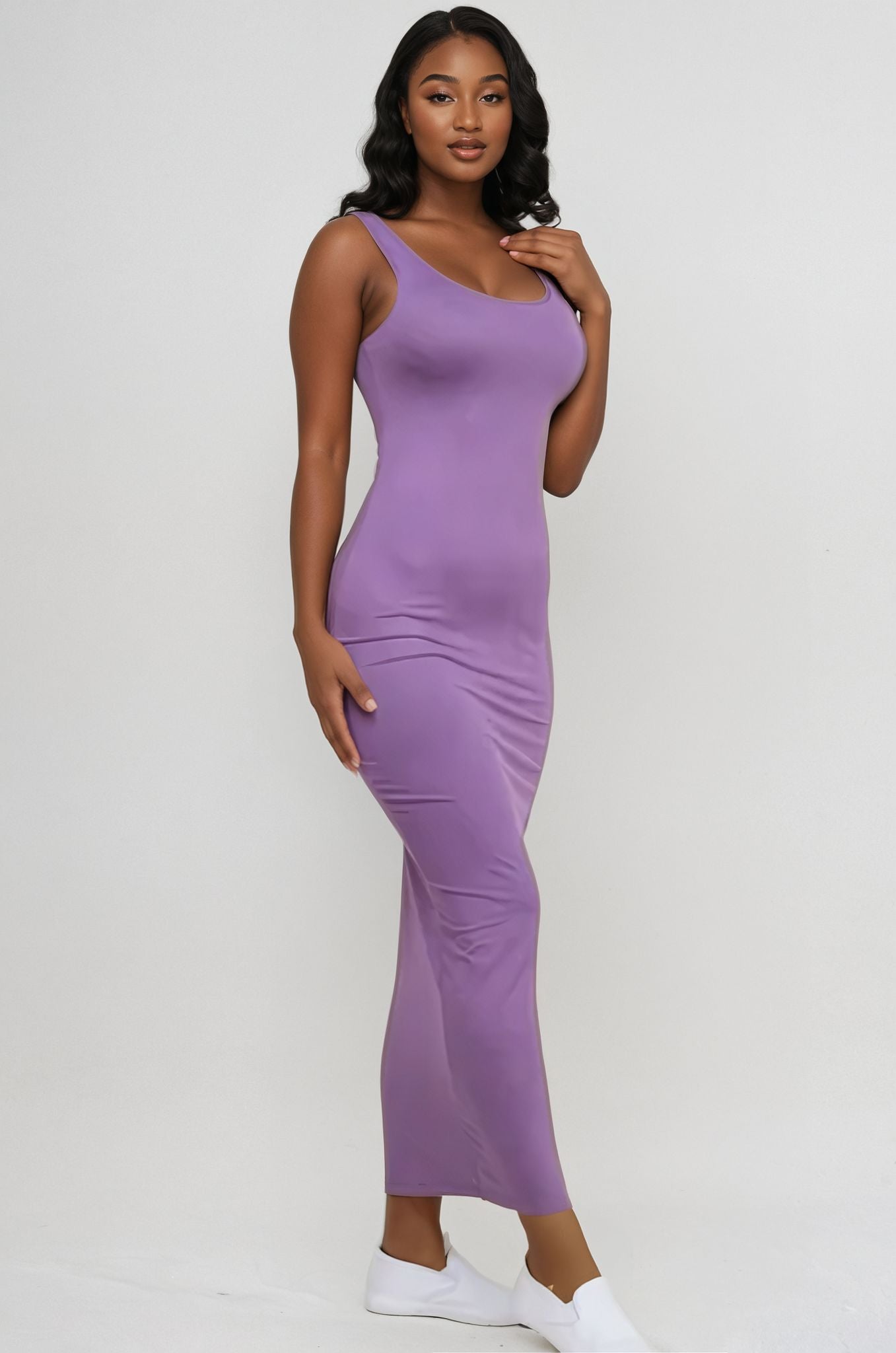 Sleeveless Basic Maxi Dress