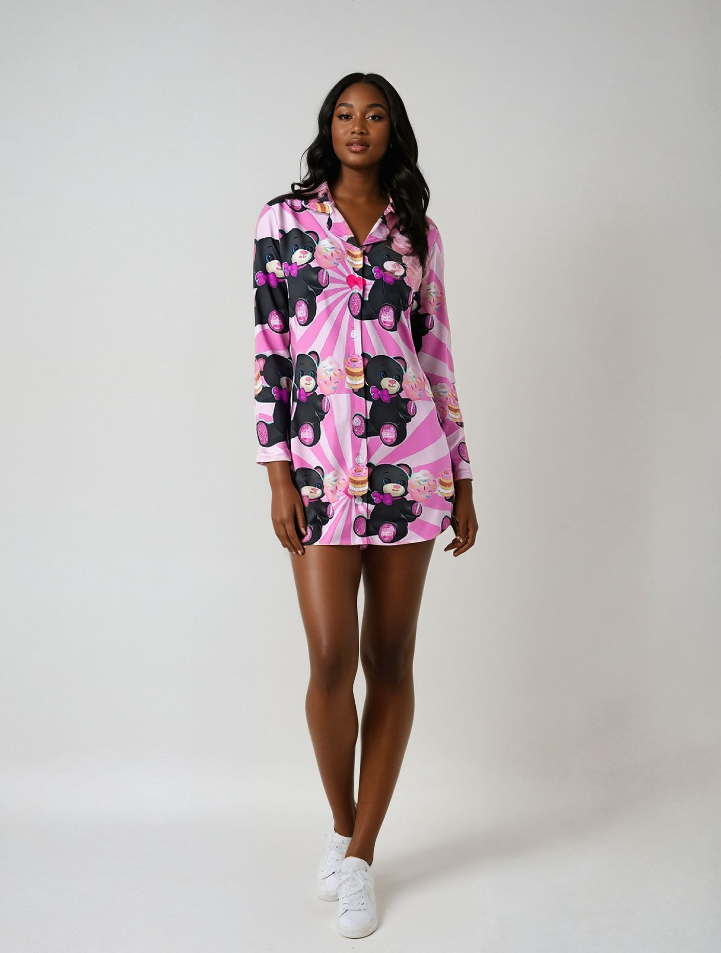 Pink Label Teddy Bear Night Dress