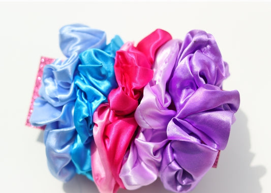 Satin hair ties